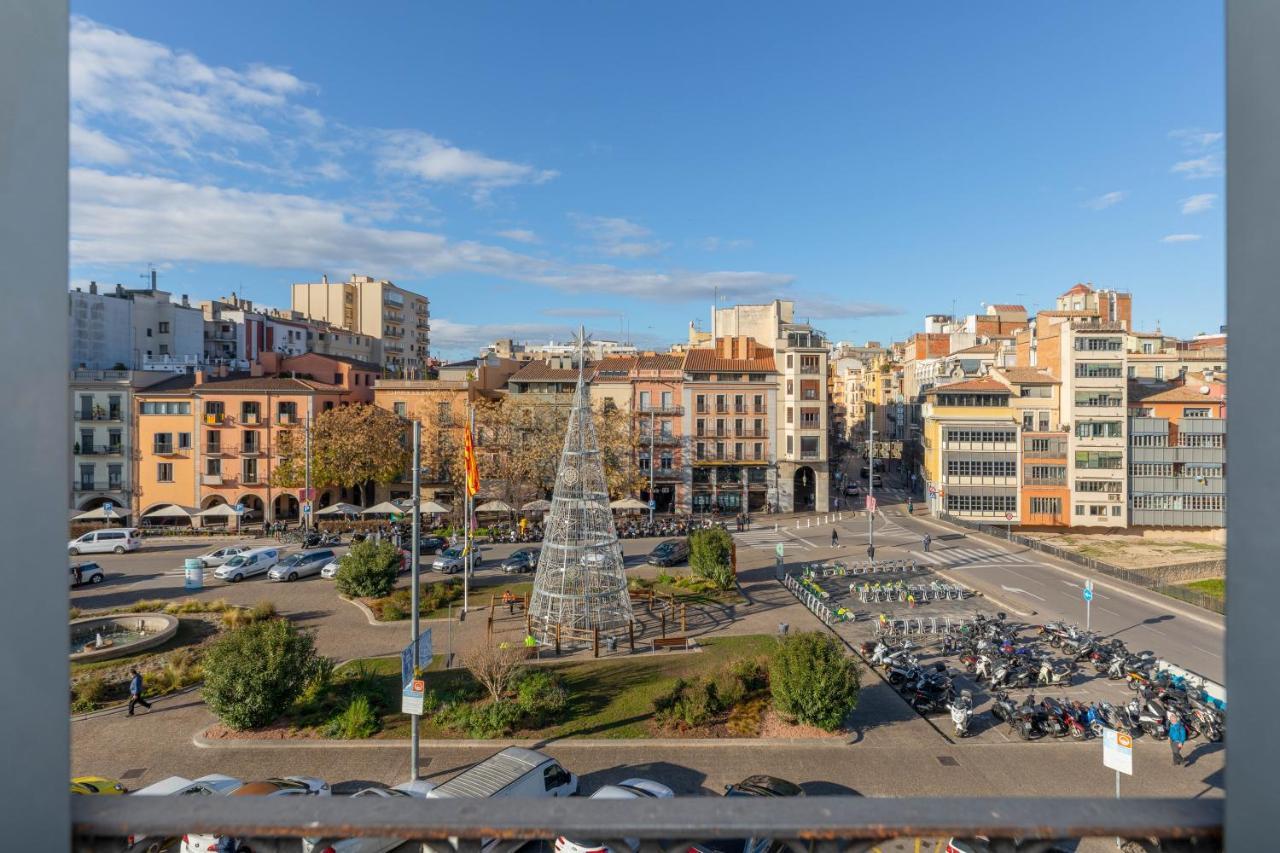 Flateli Placa Catalunya 10 Girona Eksteriør billede