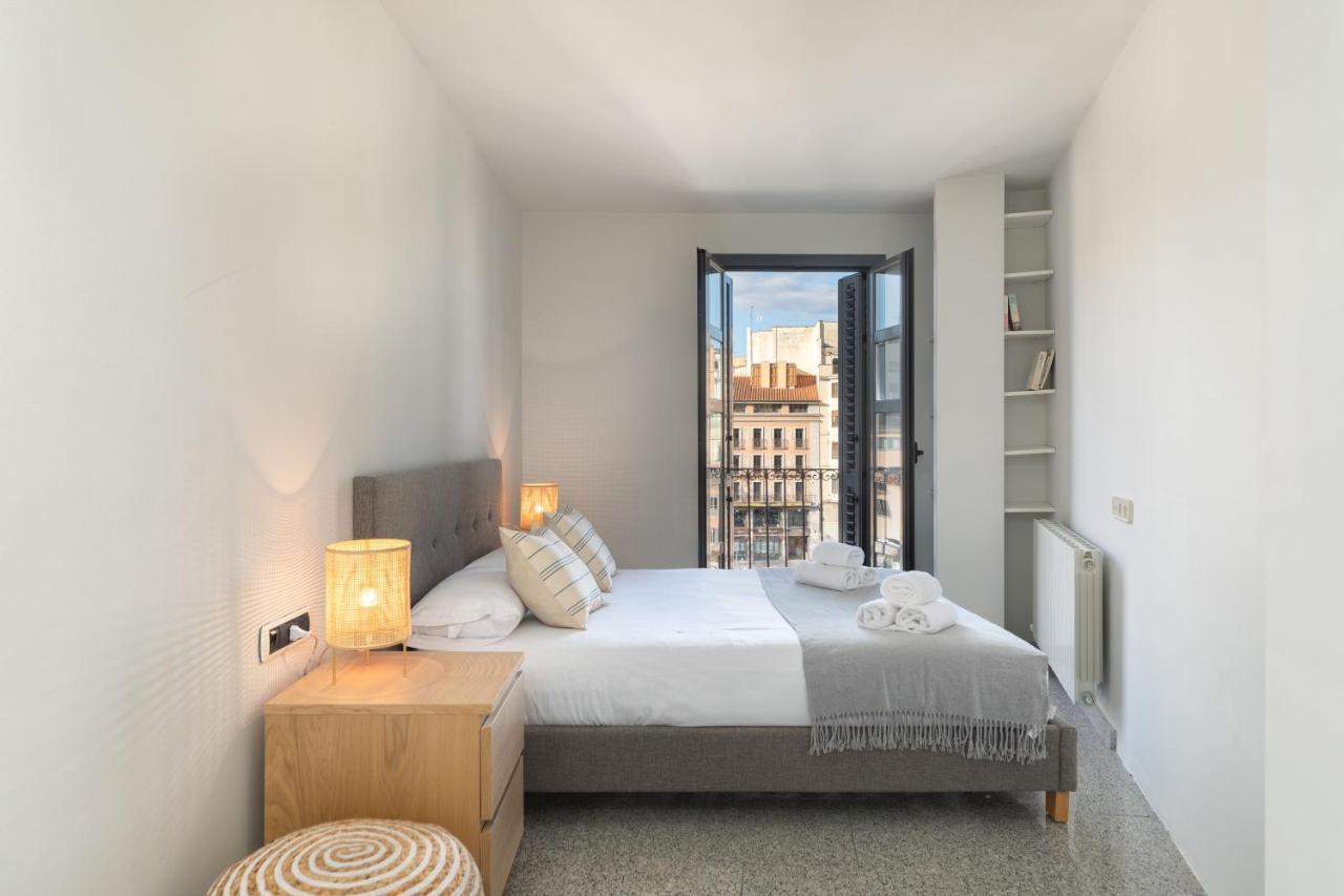 Flateli Placa Catalunya 10 Girona Eksteriør billede